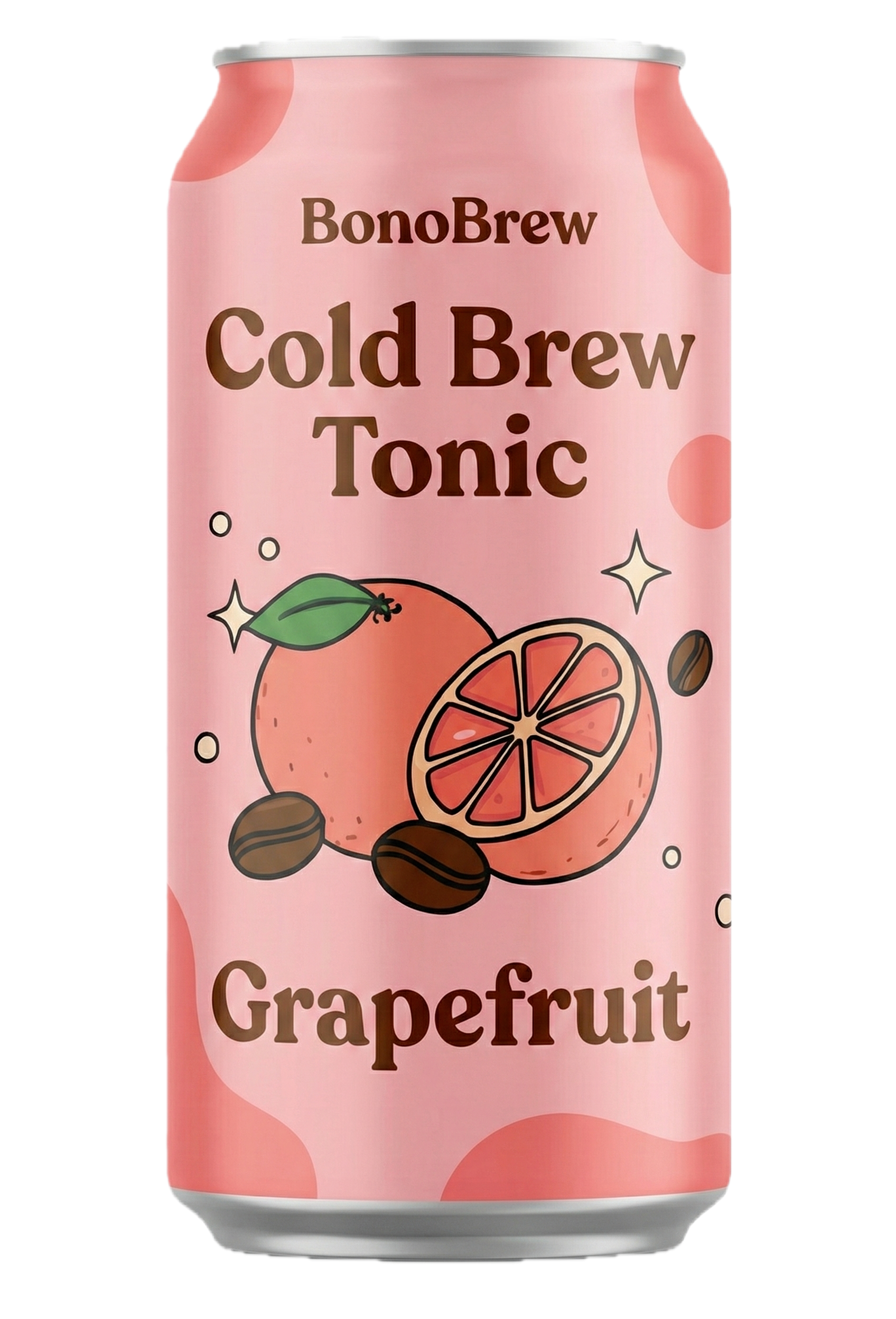 Grapefruit flavored BonoBrew can