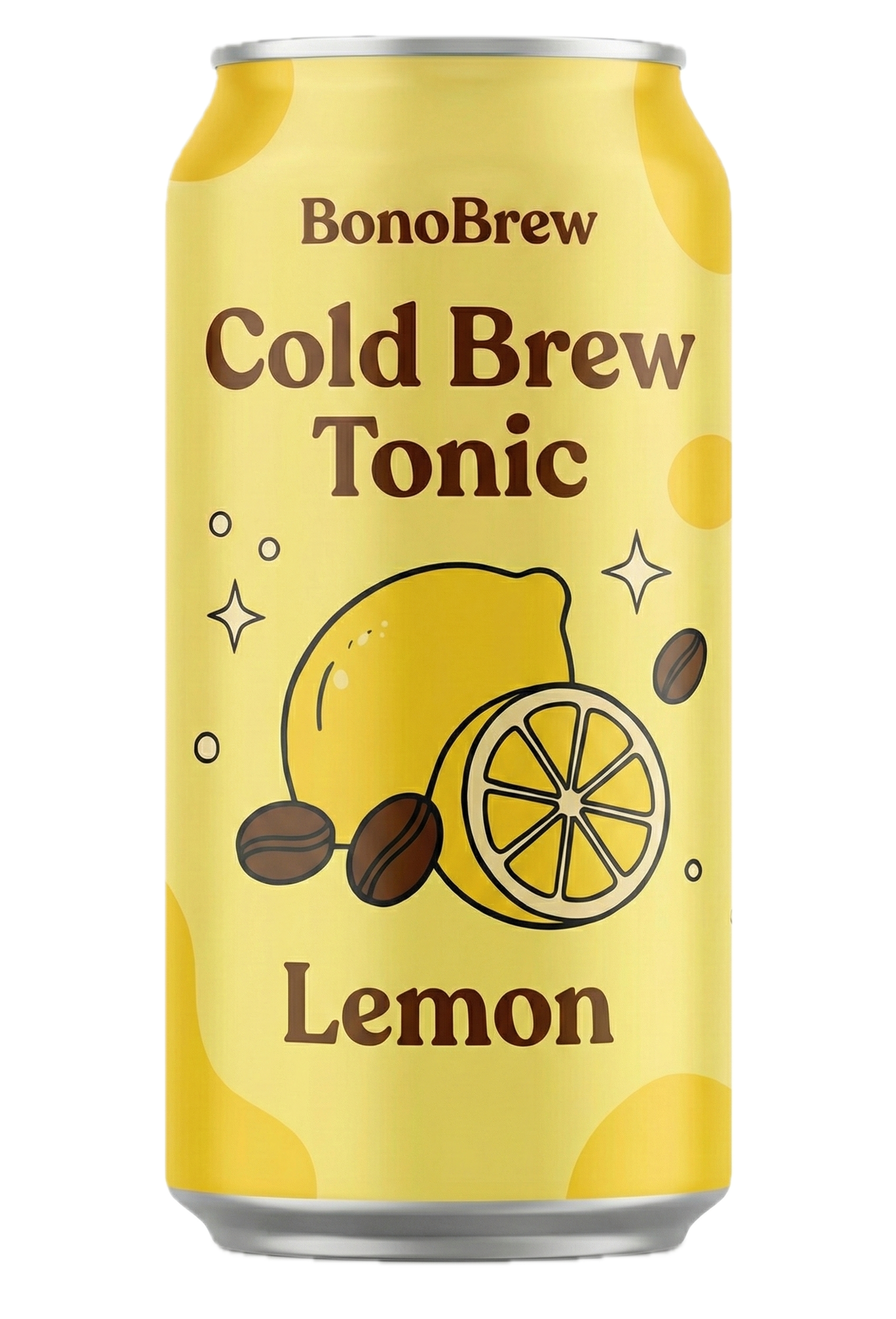 Lemon flavored BonoBrew can