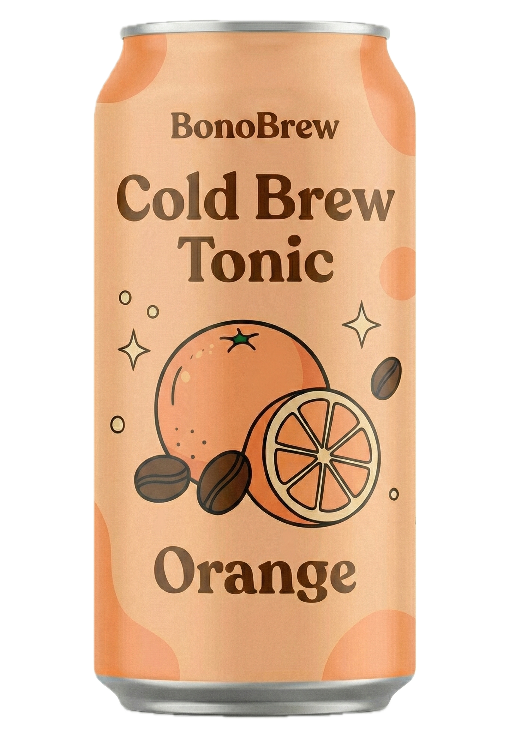 Orange flavored BonoBrew can
